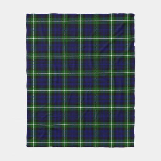 Lamont Modern Plaid Fleece Deken (Voorkant)