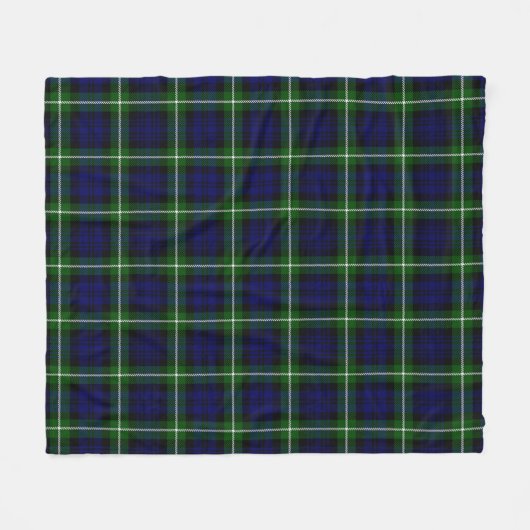 Lamont Modern Plaid Fleece Deken (Voorkant (Horizontaal))