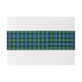 Lamont Schotse Tartan Belly Band Uitnodigingen Wikkel (Achterkant Voorbeeld)