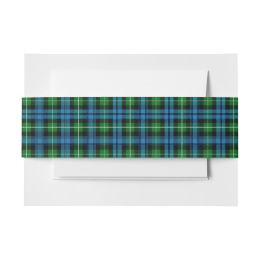Lamont Schotse Tartan Belly Band Uitnodigingen Wikkel (Voorkant Voorbeeld)