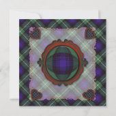 Lamont Scottish clan tartan - Pset Save The Date (Achterkant)