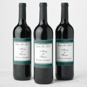 Lamont Scottish Wedding Wine Label Wijn Etiket (Flessen)