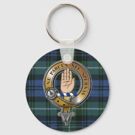 Lamont Tartan & Badge Sleutelhanger