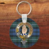 Lamont Tartan & Badge Sleutelhanger (Voorkant)