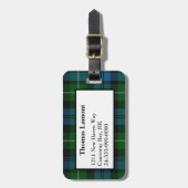 Lamont Tartan Bagagelabel (Voorkant verticaal)