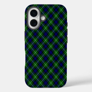 Lamont tartan blauw groen ruit iPhone 16 hoesje