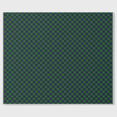 Lamont tartan blue green plaid cadeaupapier (Vlak)