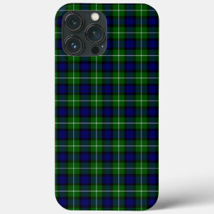 Lamont tartan blue green plaid Case-Mate iPhone case