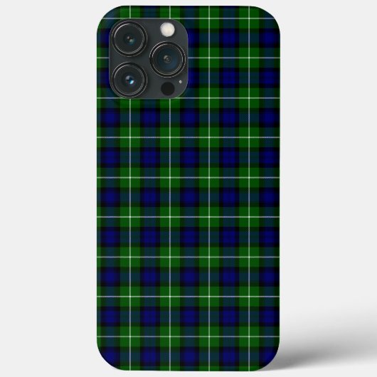 Lamont tartan blue green plaid Case-Mate iPhone case (Achterkant)