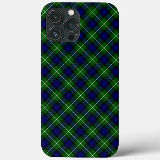 Lamont tartan blue green plaid Case-Mate iPhone case (Achterkant)