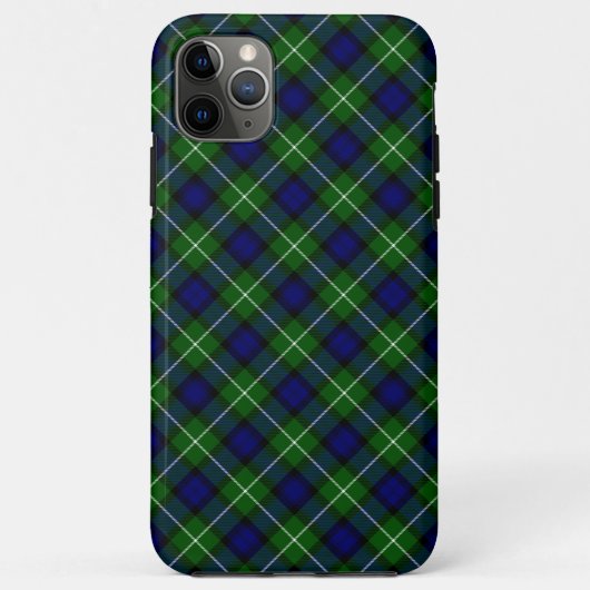 Lamont tartan blue green plaid Case-Mate iPhone case (Achterkant)