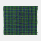 Lamont tartan blue green plaid fleece deken (Voorkant (Horizontaal))