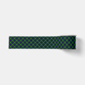 Lamont tartan blue green plaid grosgrain lint (Voorkant)