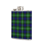 Lamont tartan blue green plaid heupfles (Links)