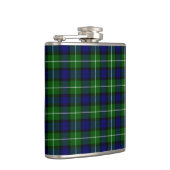 Lamont tartan blue green plaid heupfles (Rechts)