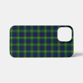 Lamont tartan blue green plaid iPhone hoesje (Achterkant horizontaal)