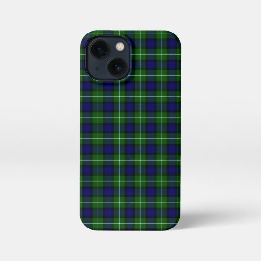 Lamont tartan blue green plaid iPhone hoesje (Achterkant)