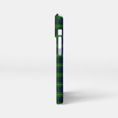 Lamont tartan blue green plaid iPhone hoesje (Linkerkant)