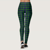 Lamont tartan blue green plaid leggings (Achterkant)