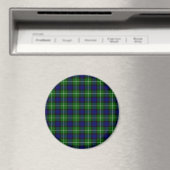 Lamont tartan blue green plaid magneet (Insitu (Vaatwasser))