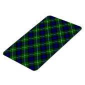 Lamont tartan blue green plaid magneet (Linkerzijde)