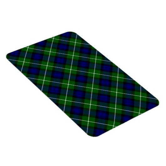 Lamont tartan blue green plaid magneet (Rechterzijde)