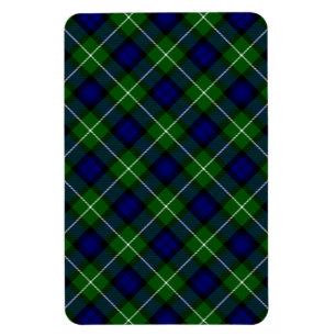 Lamont tartan blue green plaid magneet