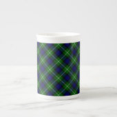 Lamont tartan blue green plaid porselein kop (Voorkant)