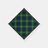 Lamont tartan blue green plaid servetten (Hoek)