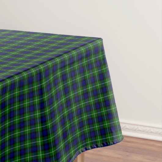 Lamont tartan blue green plaid tafelkleed (Voorbeeld)