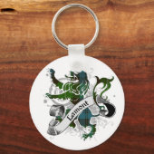 Lamont Tartan Lion Sleutelhanger (Voorkant)