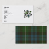 Lamont Tartan Lion Visitekaartje (Voorkant / Achterkant)