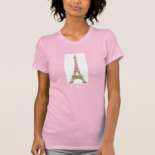 L'Amour Eiffel Tower T Shirt (Voorkant)