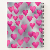 L'amour en rose et argent notitieboek (Achterkant)