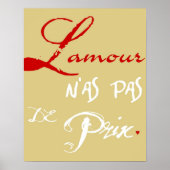 L'amour (Liefde is kostbaar) Poster (Voorkant)
