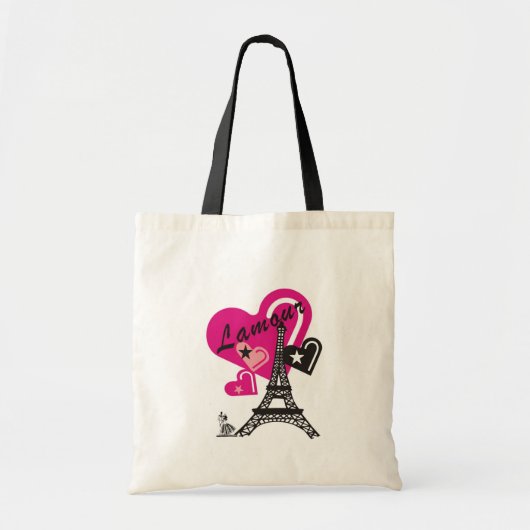 Lamour Love in Paris Bag Tote Bag (Voorkant)