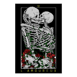 L'Amoureux - Tarot Kaart Perfect Poster