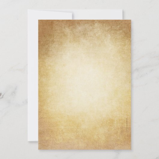 lamp 10th Wedding Jubileum Rustic Herfst Kaart (Achterkant)