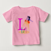 Lamp Baby T-shirt (Voorkant)