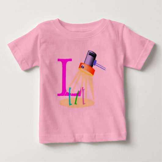 Lamp Baby T-shirt (Voorkant)