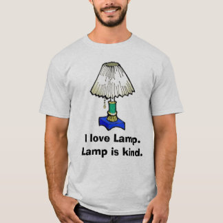 Lamp, ik hou van Lamp. Lamp is aardig. T-shirt