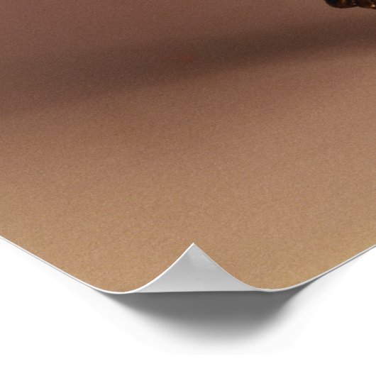 Lamp in de vorm van de godin van Fortune Poster (Hoek)