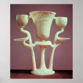 Lamp in de vorm van drie lotusbloemen poster (Voorkant)