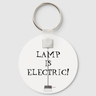 Lamp is elektrisch! sleutelhanger