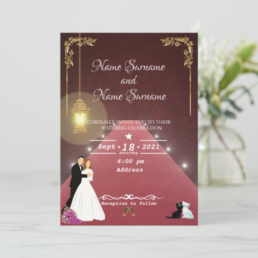 Lamp Kaart (Staand voorkant)