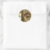 Lamp - Kerosine Lamp Ronde Sticker (Tas)