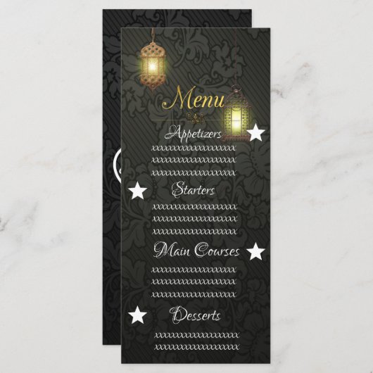 Lamp Menu (Voorkant / Achterkant)