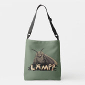 Lamp? Moth Meme Crossbody Tas (Achterkant)