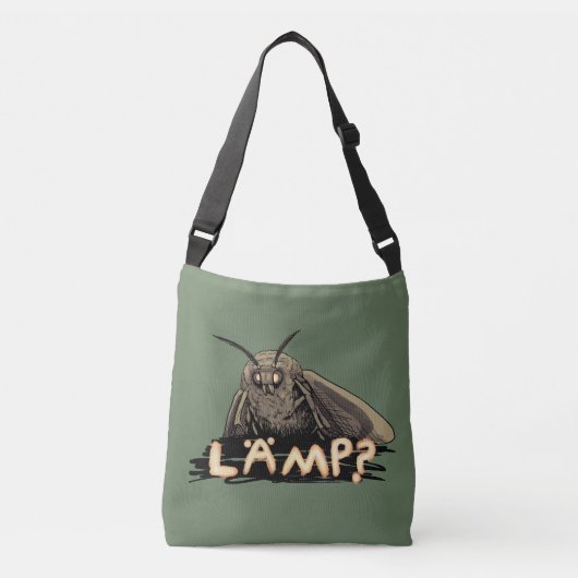 Lamp? Moth Meme Crossbody Tas (Voorkant)