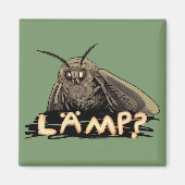 Lamp? Moth Meme Magneet (Voorkant)